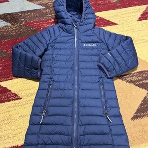 Columbia Kids Navy Puffer Coat (size 4/5)